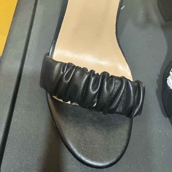 Yoki Women's Black Heeled Sandals - Picture 7 of 7